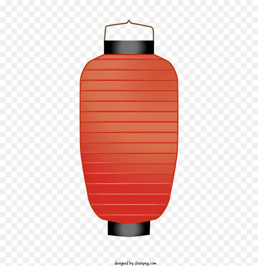 red lantern round base black handle rectangular shade small opening