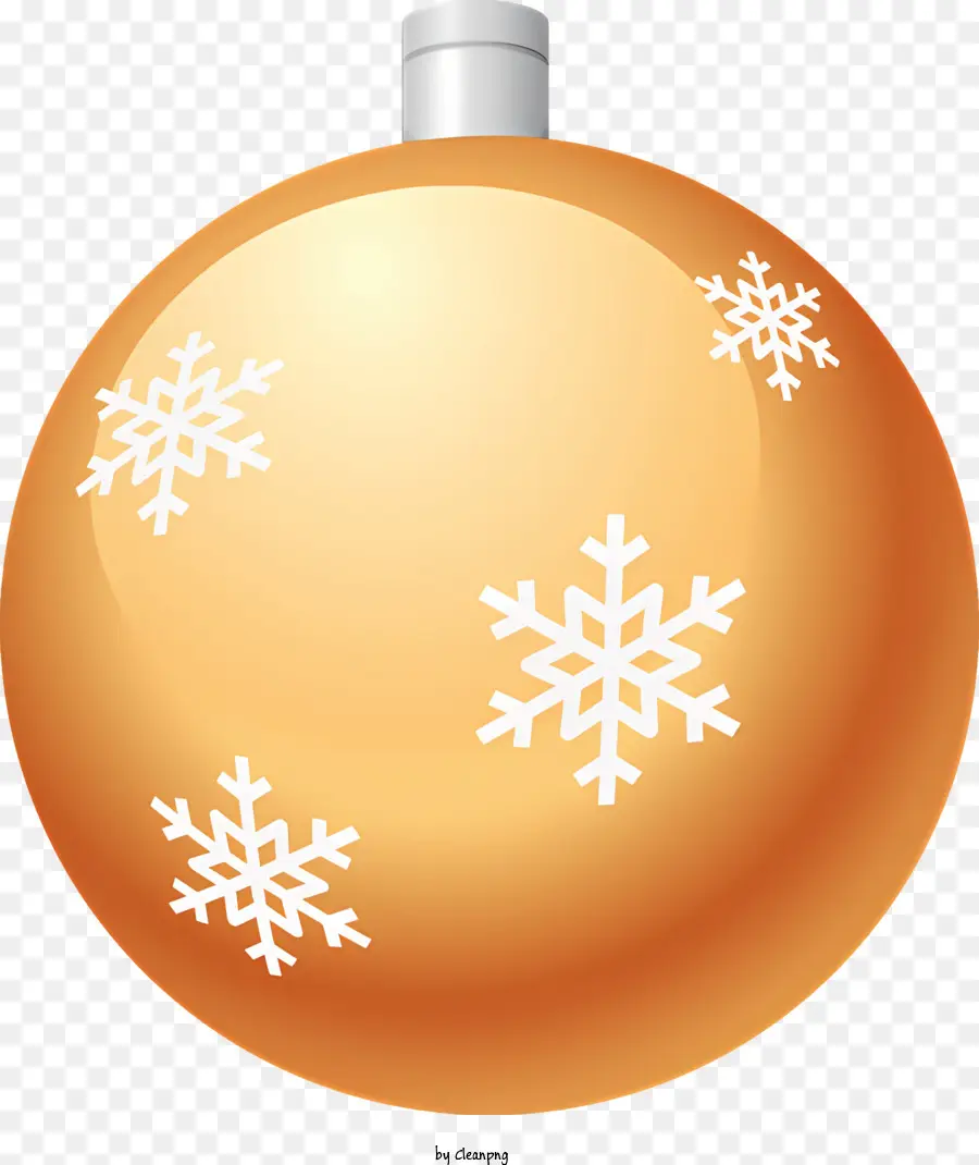 Trang trí giáng sinh - Trang trí Giáng sinh với màu cam và bông tuyết