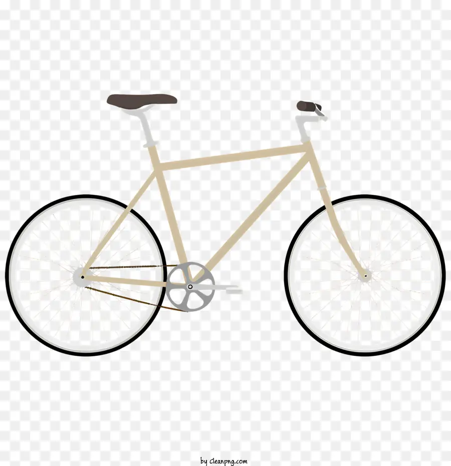 einzigartiges Fahrraddesign Diamond-förmiges Fahrrad mit weißem Fahrrad mit Rand unermüdlicher Fahrrad-Fahrrad ohne Bike - Weißes diamantförmiges Fahrrad, keine Reifen, Lenker, Pedale