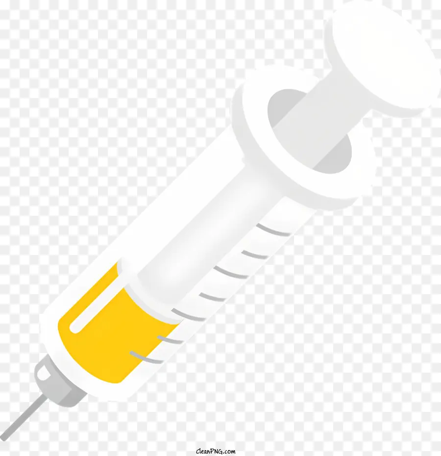 Medizinische Medikamentenader für medizinische Spritze medizinische Instrumente - Medizinische Spritze mit gelber Nadel für Injektionen