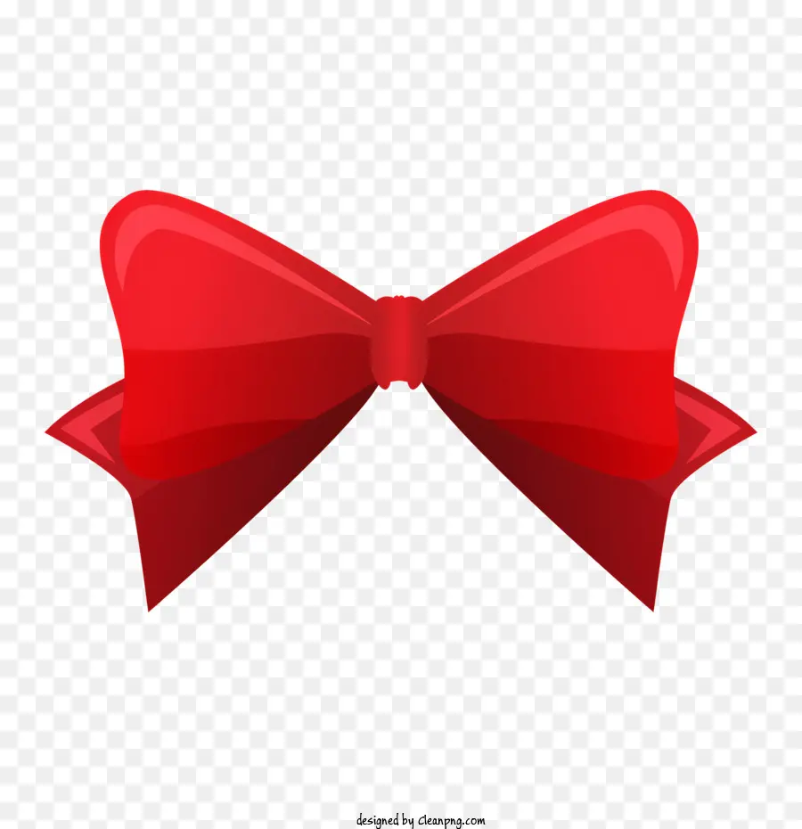 arco rosso glossy brofino nero sfondo in fiocco legato - Bow rosso legato in finitura lucida su nero