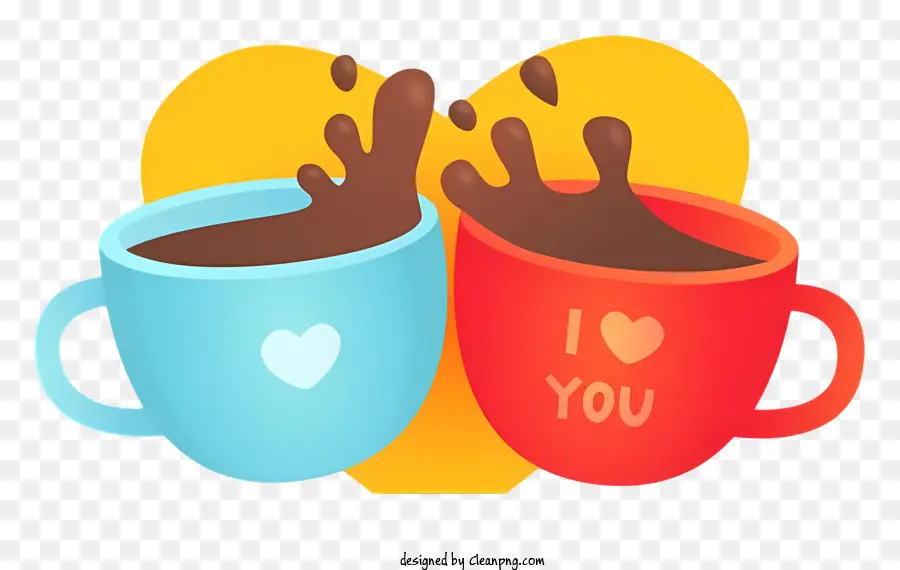 Il Giorno di san valentino - La fonduta di cioccolato a forma di cuore che si scioglie simboleggia l'amore