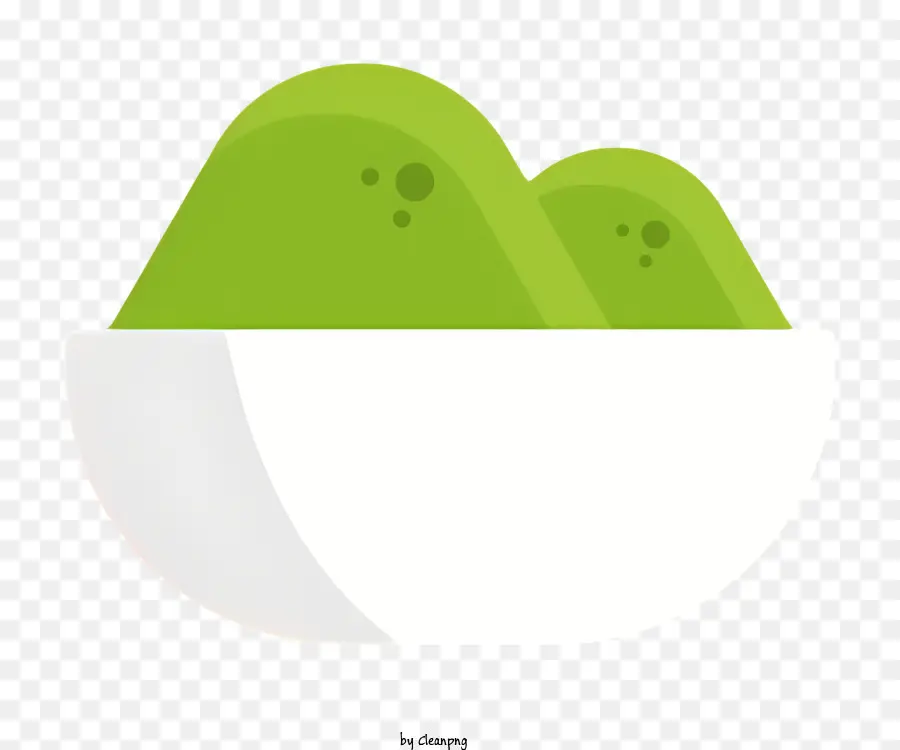 sfondo bianco - Mele verdi in una ciotola su sfondo bianco