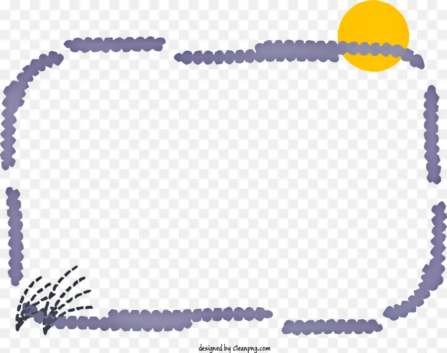 cartoon sole - Sole del cartone animato con cerchio giallo e linee
