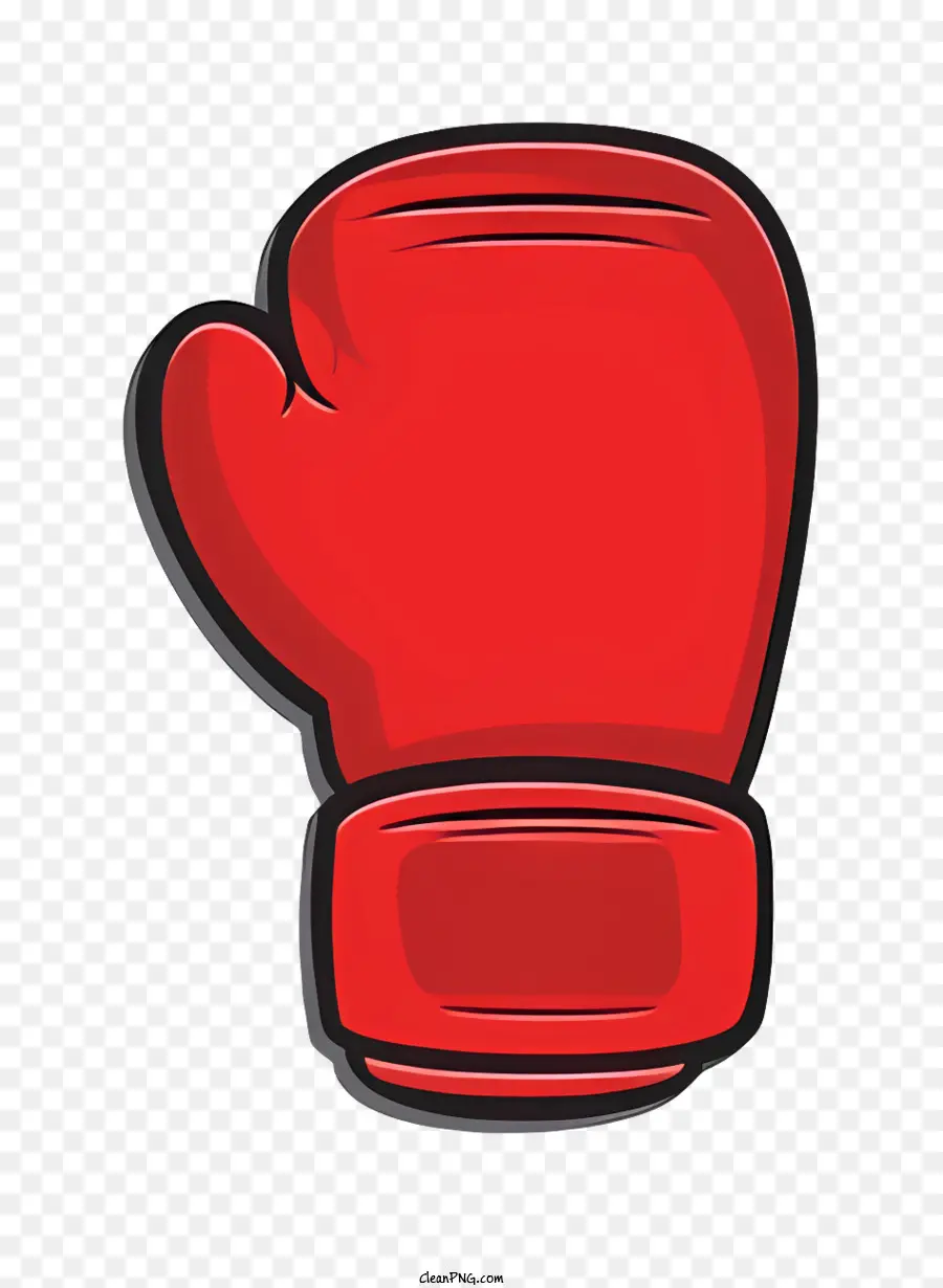 Boxhandschuh - Beliebtes Bild des roten Boxhandschuhs für Werbeaktionen