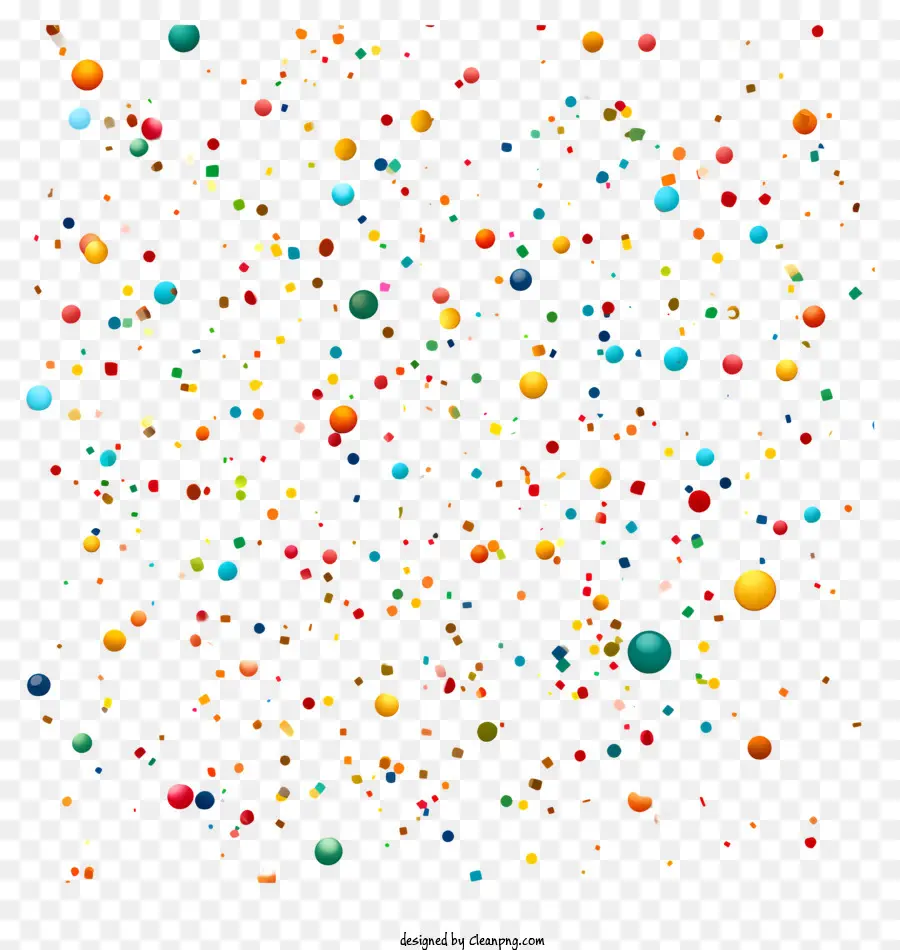 palloncini colorati rotondi oggetti cluster composizione sfondo nero oggetti illuminati - Cluster colorato di oggetti rotondi su sfondo nero