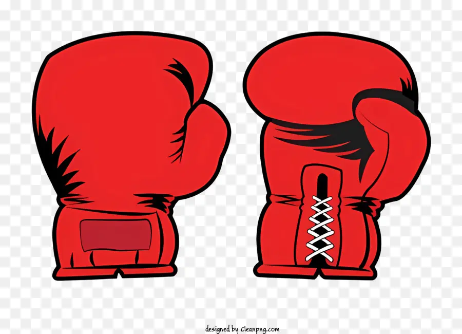Guanti di boxe rossi guanti boxe in pelle guanti in boxe con lacci guanti boxe con cerniera guanti robusti boxe guanti - Guanti di boxe in pelle rossa con lacci robusti