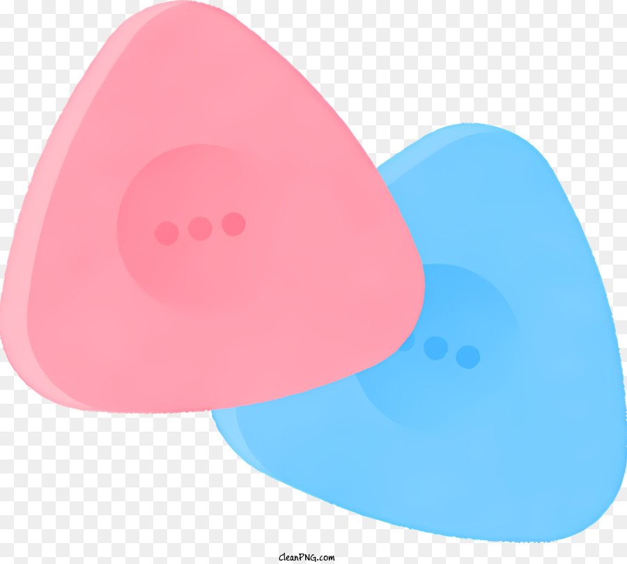 forme geometriche - Triangoli rosa e blu impilati con cerchio
