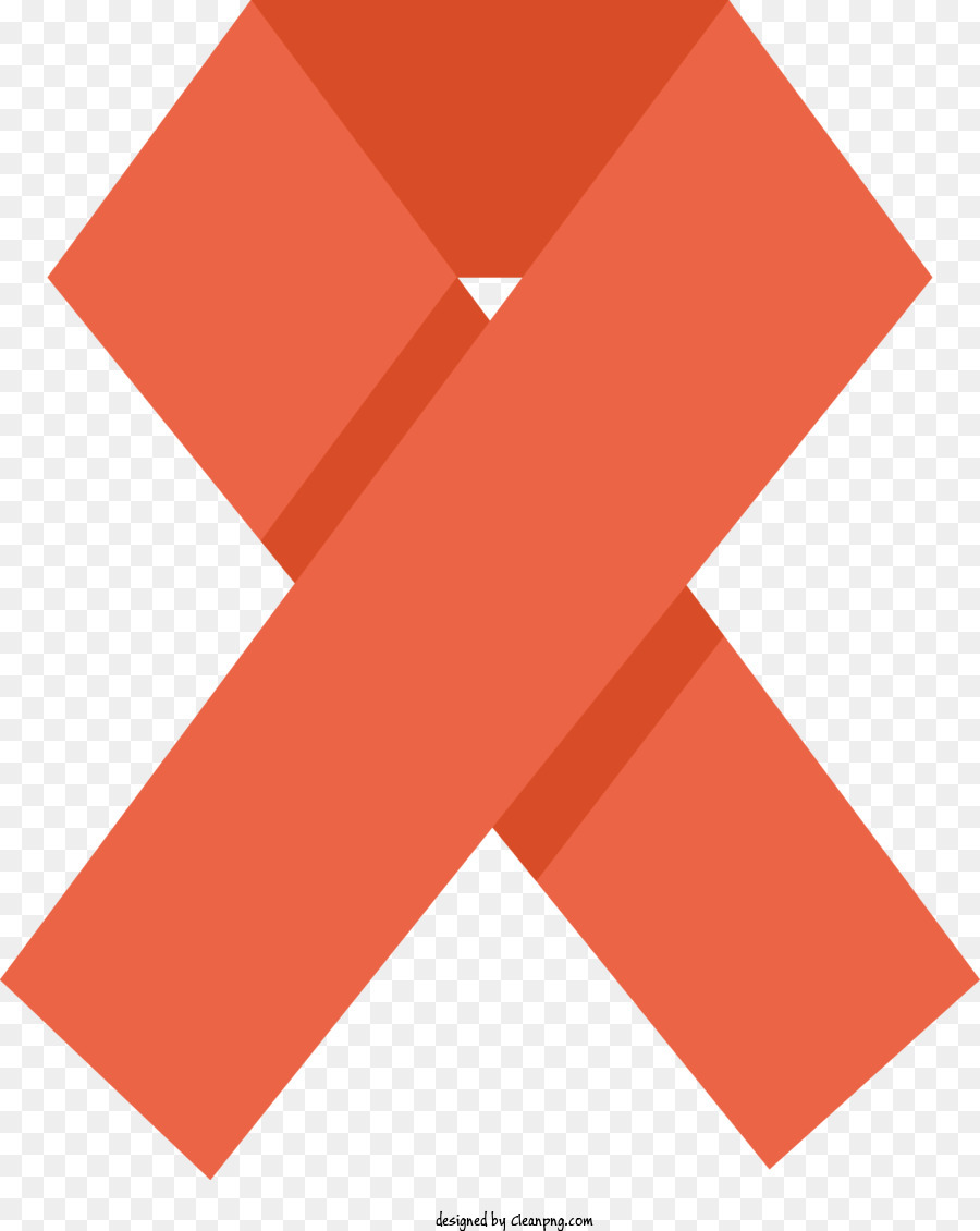 Welt AIDS Tag - Roter AIDS -Band auf weißem Hintergrund, ausgefranste Enden