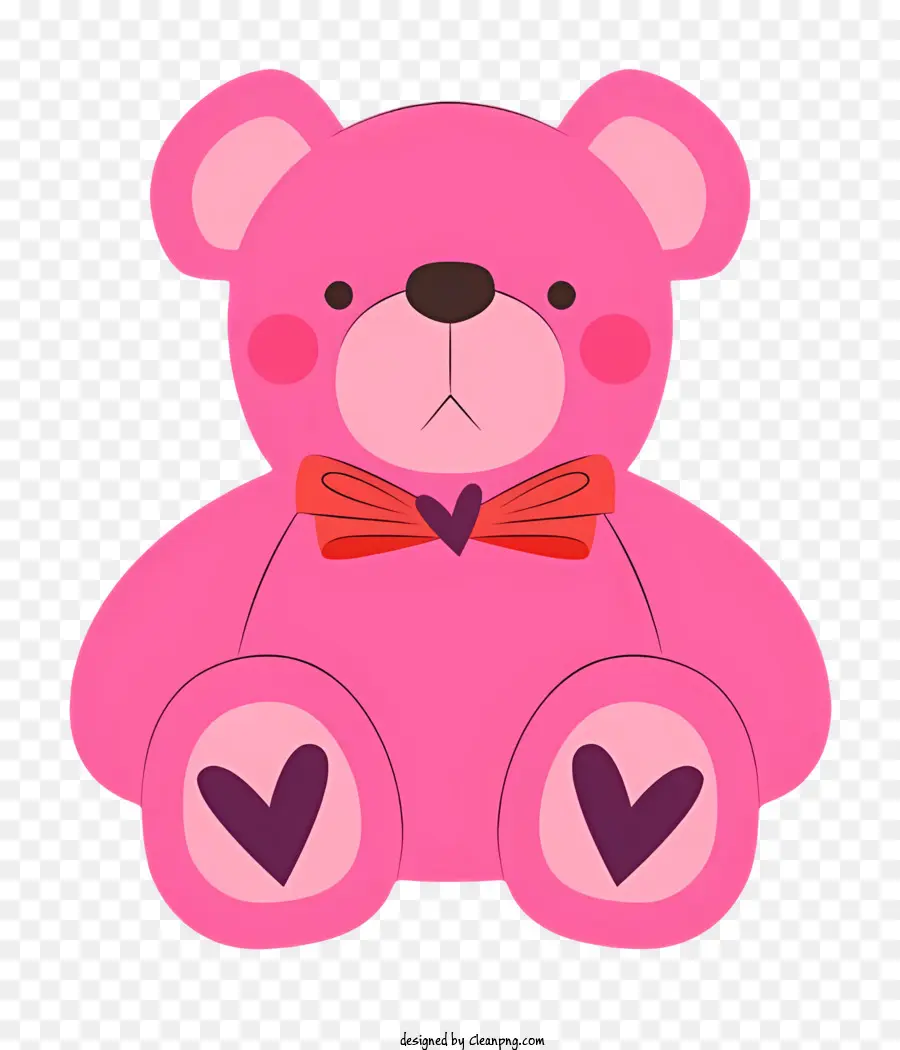 gấu teddy - Gấu Teddy màu hồng giữ trái tim; 
Dễ thương và ấm lòng