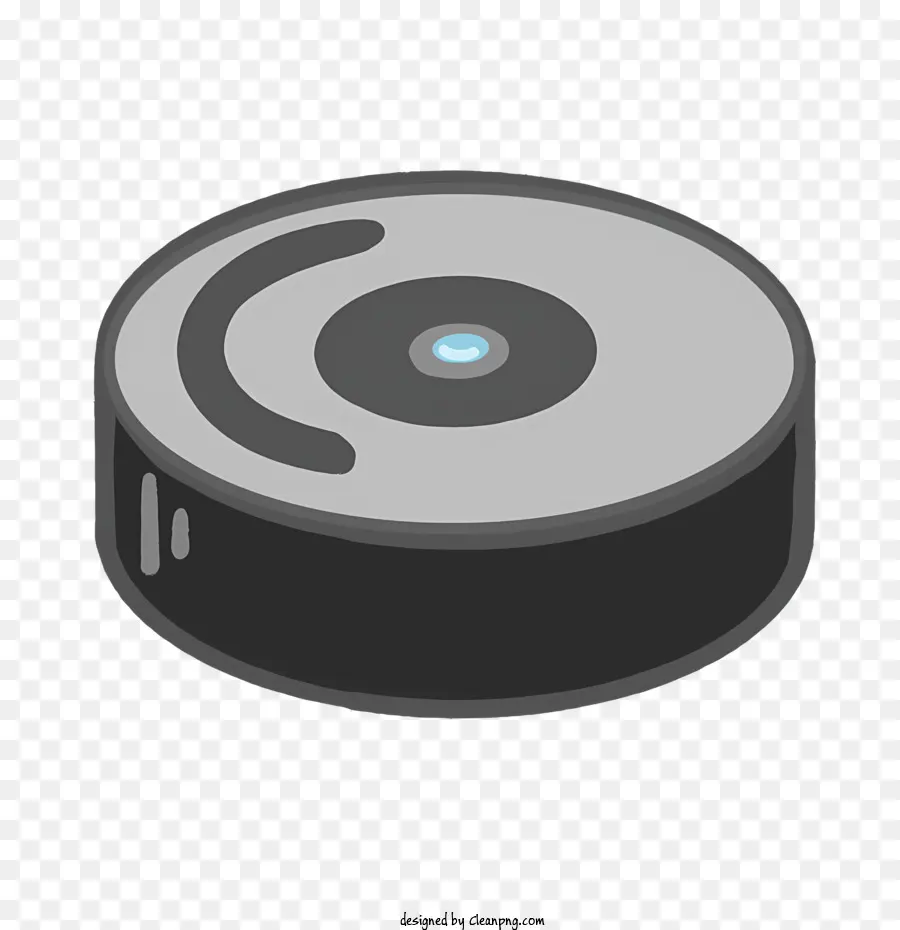 Cartoon DVD-Player-DVD-DVD-Player Black DVD Player Metal DVD-Player - DVD -Player in Form einer Festplatte mit blauem Licht geformt