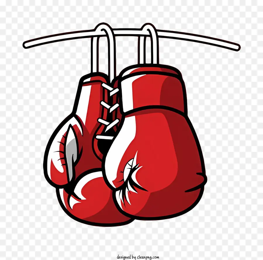 Boxhandschuhe - Rote Boxhandschuhe: Wichtig, vielseitiges, geeignetes Bild