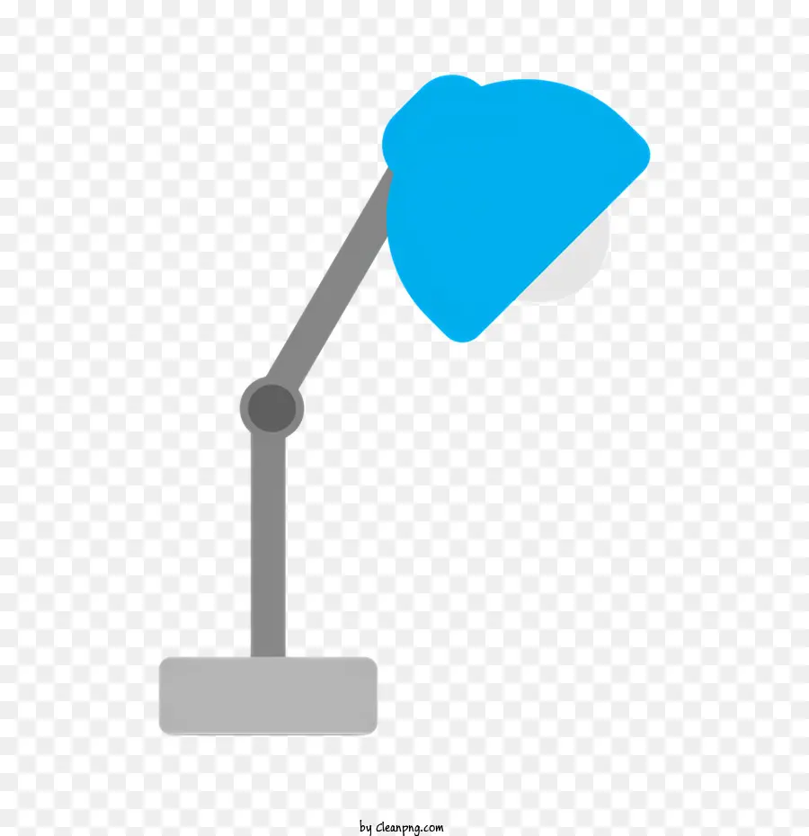 Glühbirne - Blauschatedlampe ohne Glühbirne auf dunkler Oberfläche