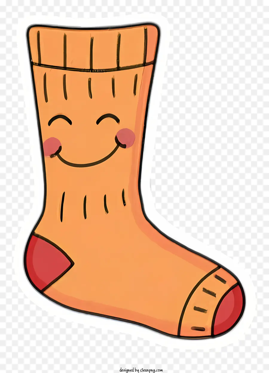 Zeichentricksocken mit Smiley Gesicht rote und schwarze Socken gestrickt Socken Happy Face Socken - Glückliche Gesichtssocken in Rot und Schwarz