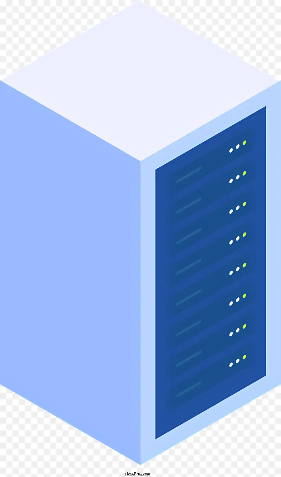 Server dei server del rack da data center Icon Server - Modern Data Center a parete in vetro con server connessi