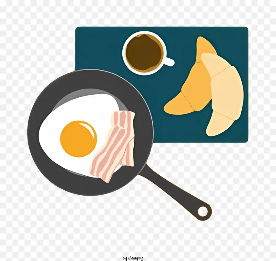 Kaffee - Detailliertes Bild von Frühstückszutaten und Kaffee