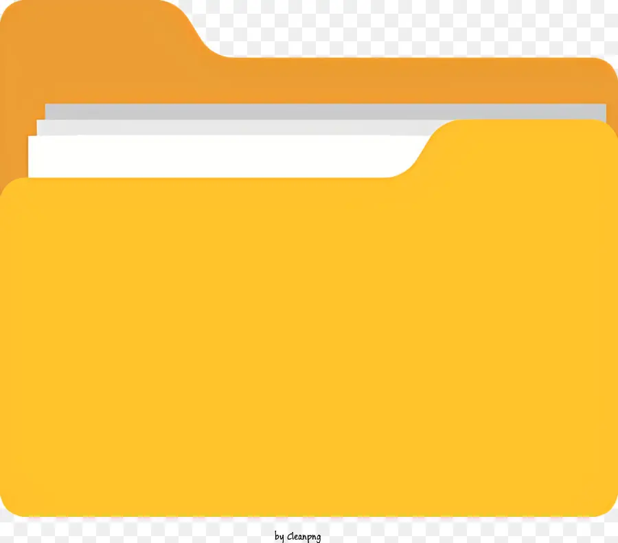 Schede cartelle Cartoon Reports Piano di progetto Financialments - Cartella gialla con schede etichettate: report, bilanci, piano di progetto, fatture, rapporto sulle spese