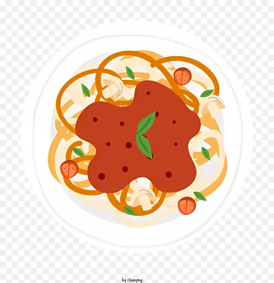 Petersilie - Köstliche Spaghetti mit Tomatensauce und Petersilie
