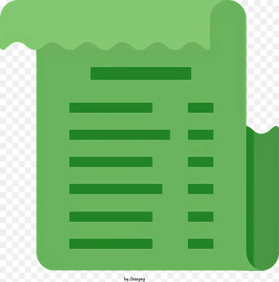 carta strappata - Carta verde accartocciata con angoli piegati su sfondo nero