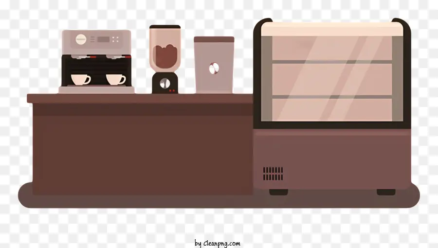 Kaffee - Gegen Kaffee, Gebäck; 
Kühlschrank mit Tee, Müsli