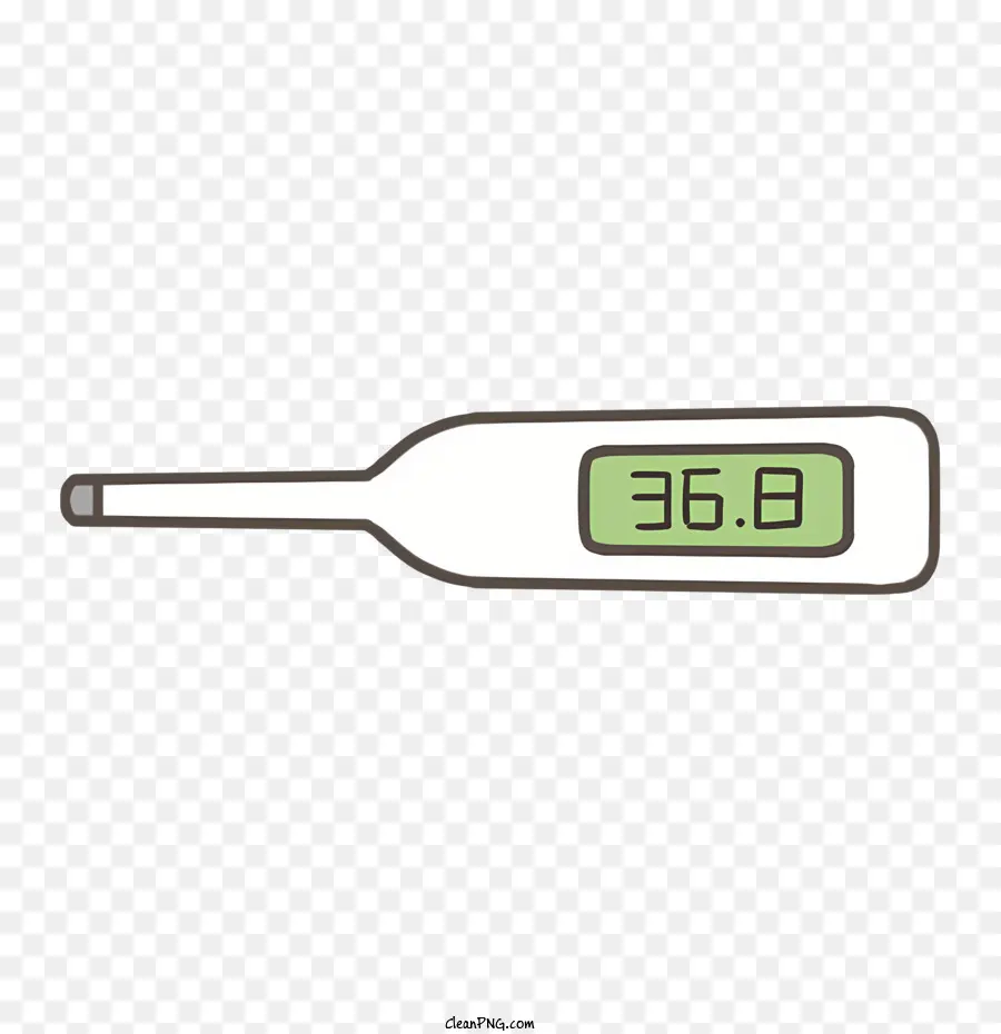 Icon -Thermometer Digitales Thermometermessung medizinisches Thermometer - Digitales Thermometer misst die Temperatur in medizinischen Umgebungen