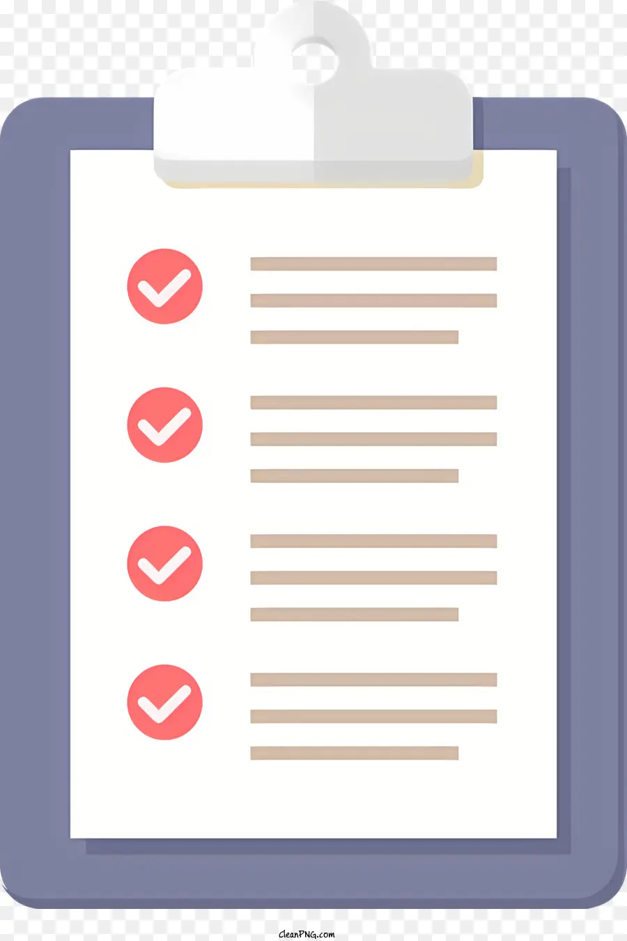 icon 1) checklist 2) clipboard 3) check mark 4) completed