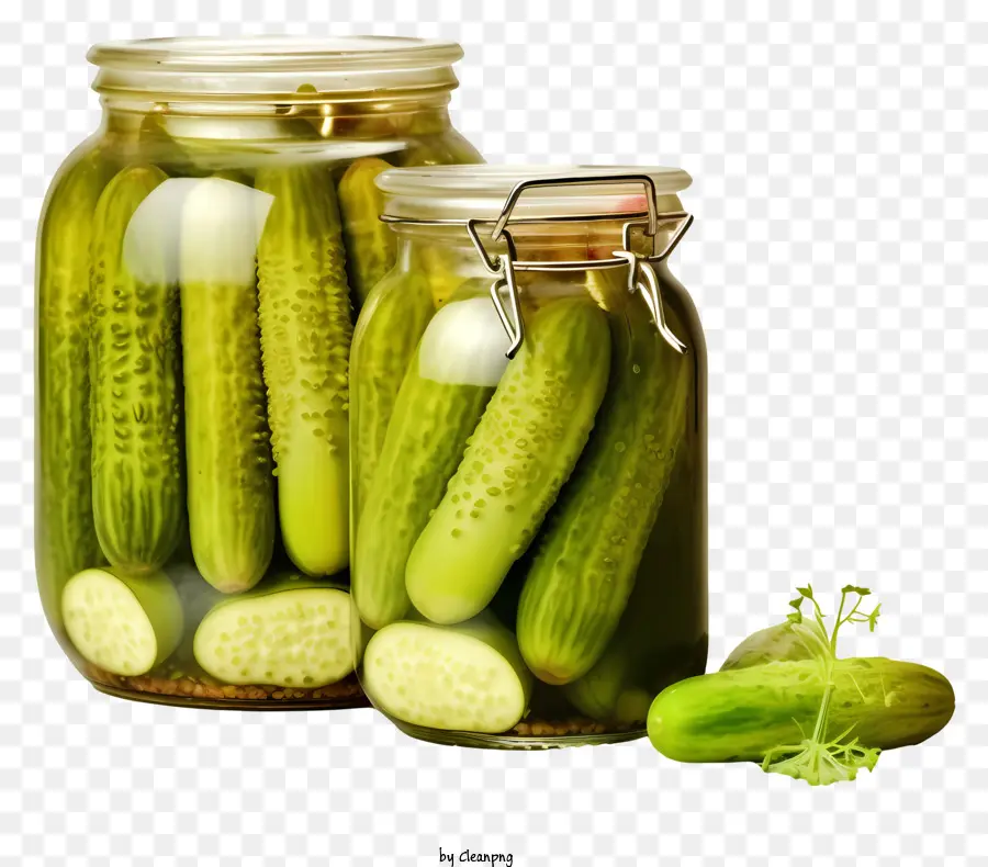 realistic pickles pickles glass jars large pickles small pickles