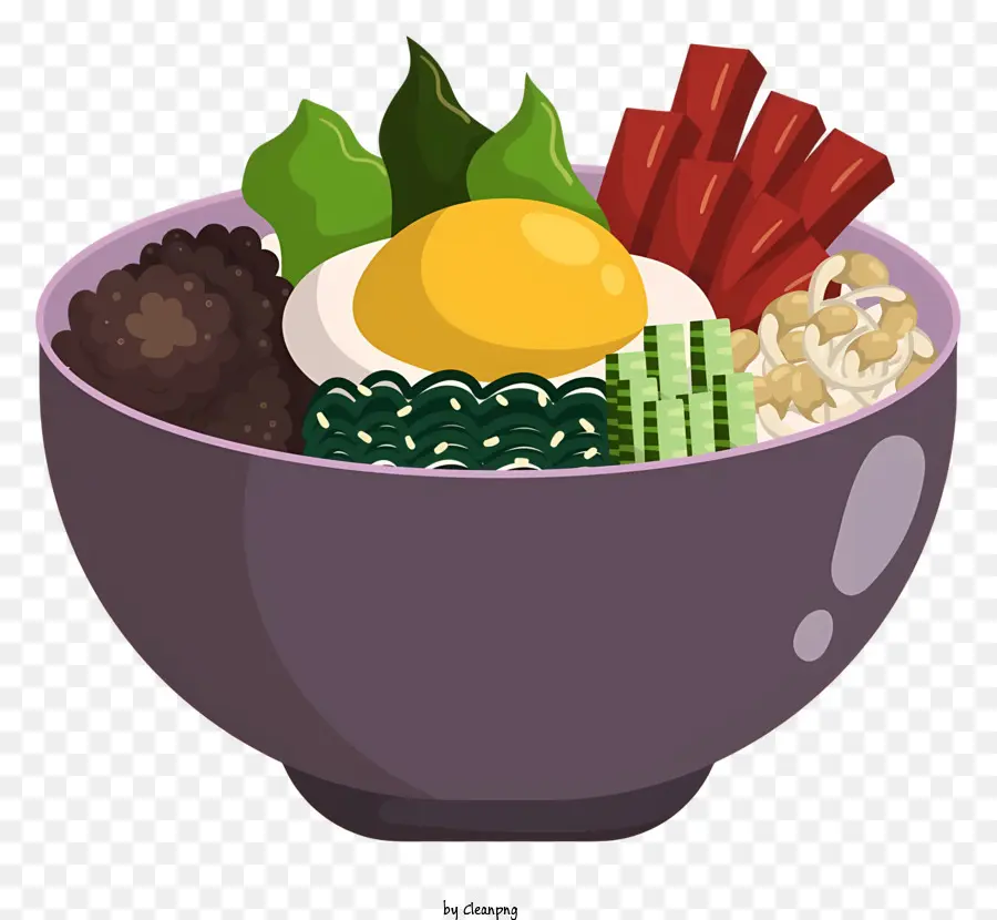 thai food bowl of food hard boiled egg green beans large piece of meat