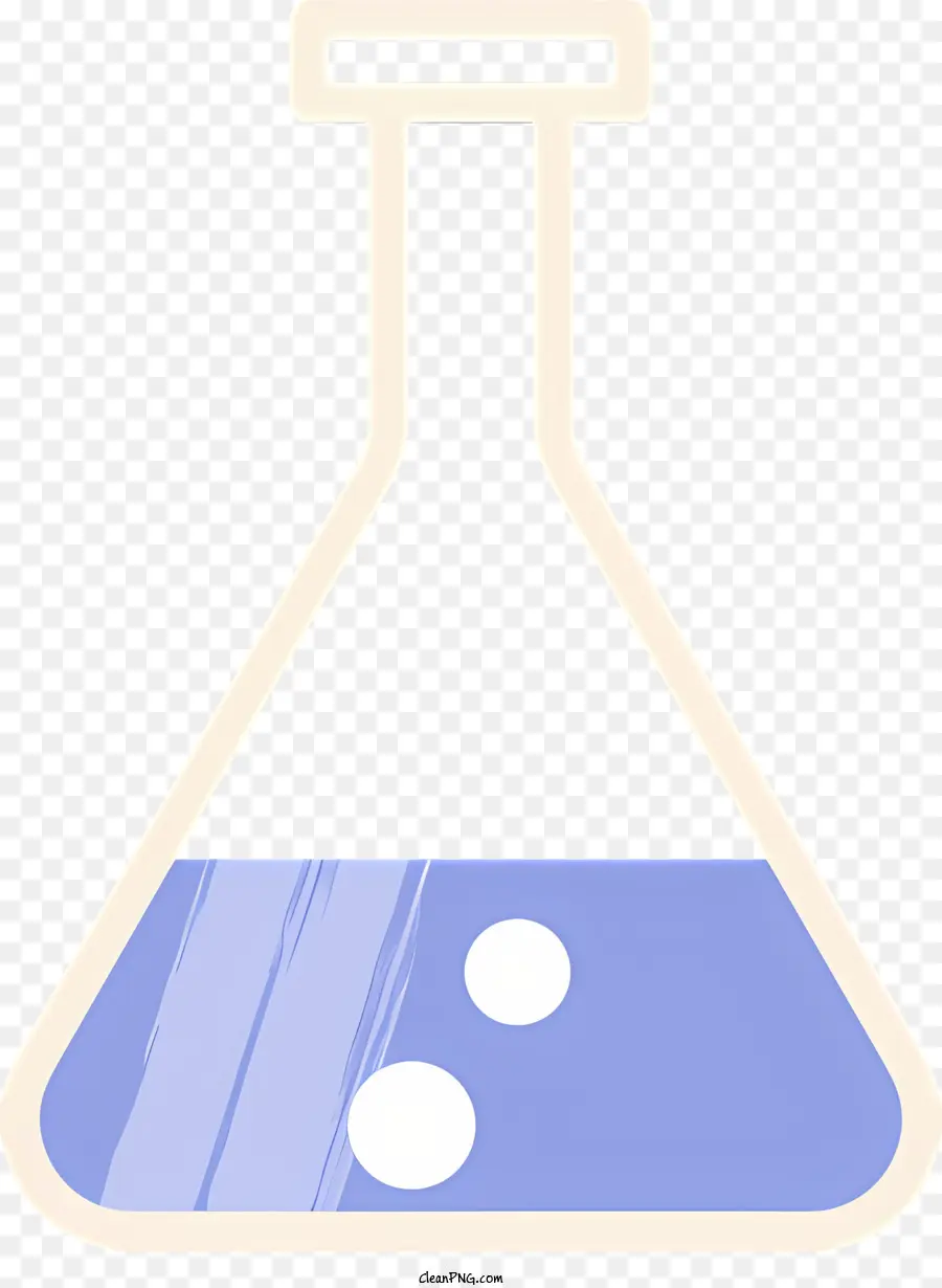 Icon Glass Beaker Chất lỏng bên trong cốc trắng Chất lỏng trong suốt - Không rõ cái mỏ thủy tinh với chất lỏng nhỏ bên trong