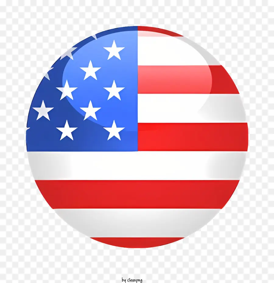 amerikanische Flagge - Amerikanische Flagge mit 50 Sternen und roten/weißen Streifen