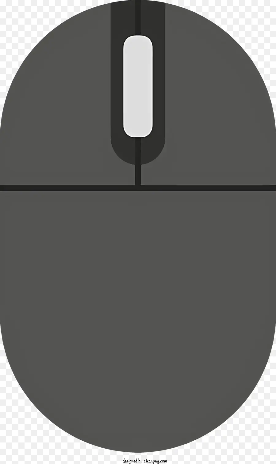 Mouse computer a forma circolare in bianco e nero a forma bianca leggera superficie lucida - Mouse di computer circolare in bianco e nero con pulsanti e trackball