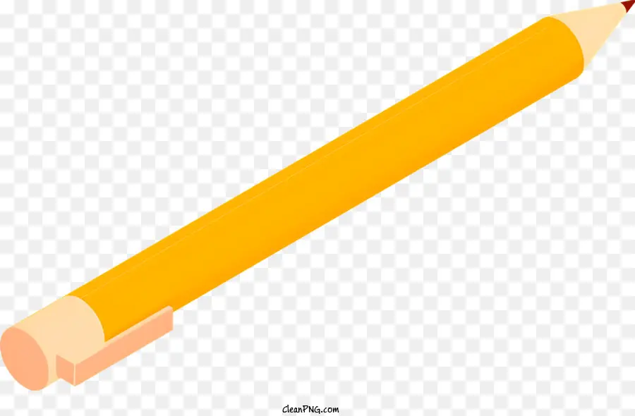 biểu tượng bàn bút chì màu vàng điểm sắc nét đầu màu đỏ - Bút chì màu vàng với đầu màu đỏ, sắc nét trên bàn
