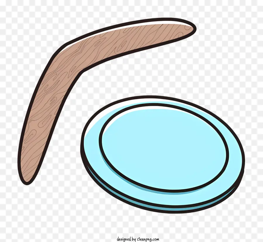 Piatto blu icone Piccola piatto bianco maniglia curva del bordo bianco - Piccolo piatto blu con manico in metallo riflettente