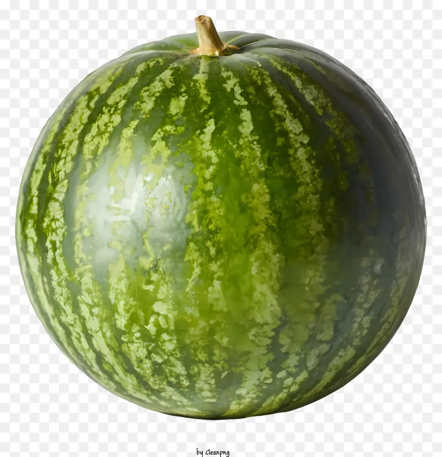 Wassermelone - Grüne Wassermelone geschnitten mit saftiger Früchte mit