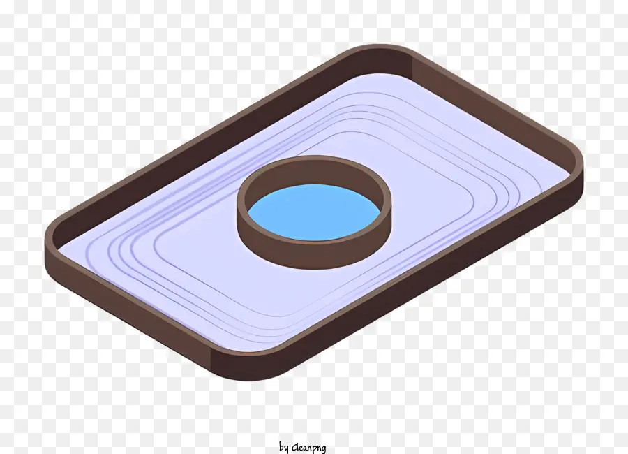 biểu tượng lỗ nhựa màu xanh lỗ tròn lỗ tròn hoàn hảo - Thùng chứa màu xanh hình chữ nhật với lỗ tròn, mịn