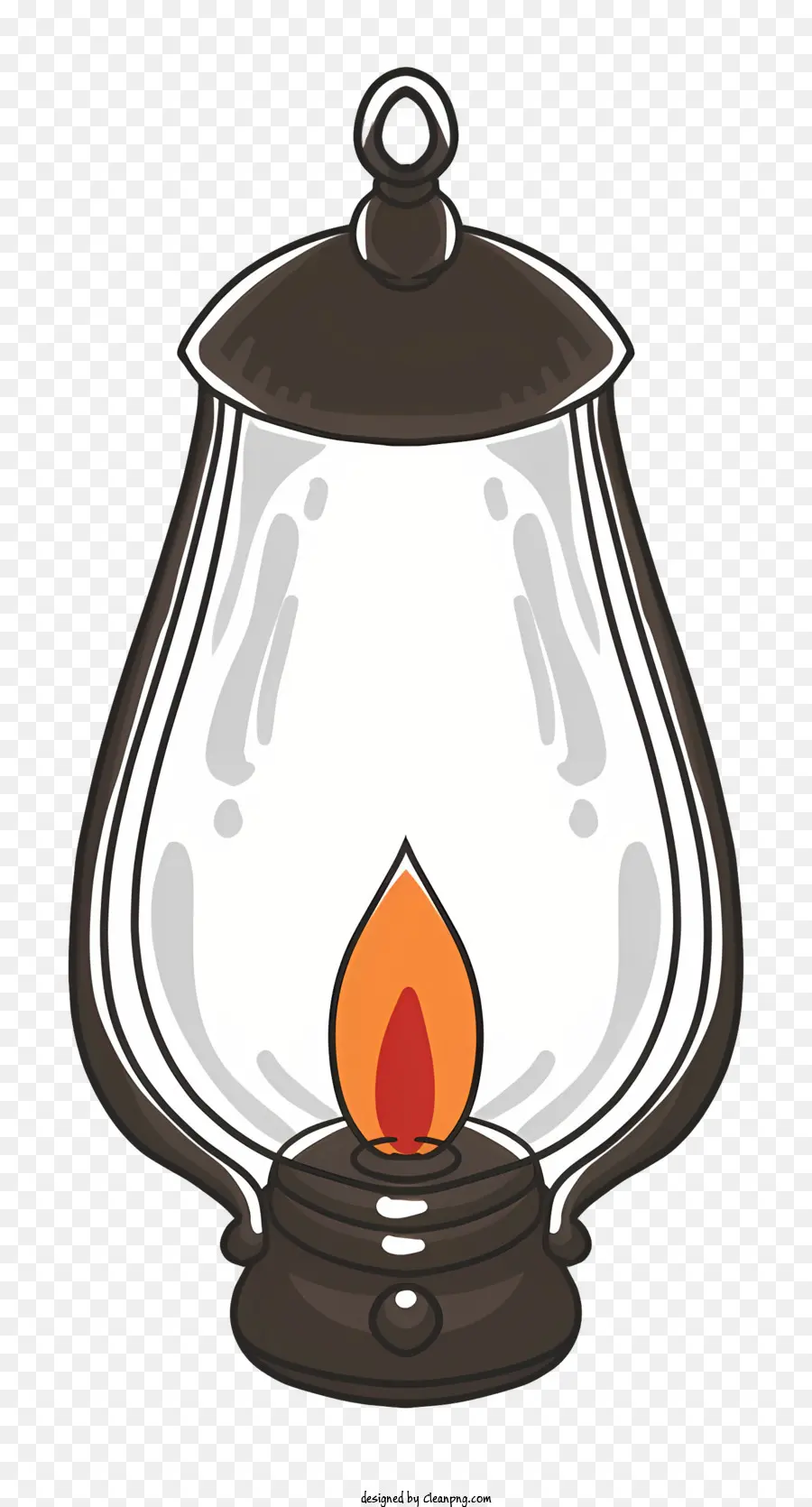 cornice in legno - Immagine semplice di una lanterna luminosa che simboleggia la tranquillità