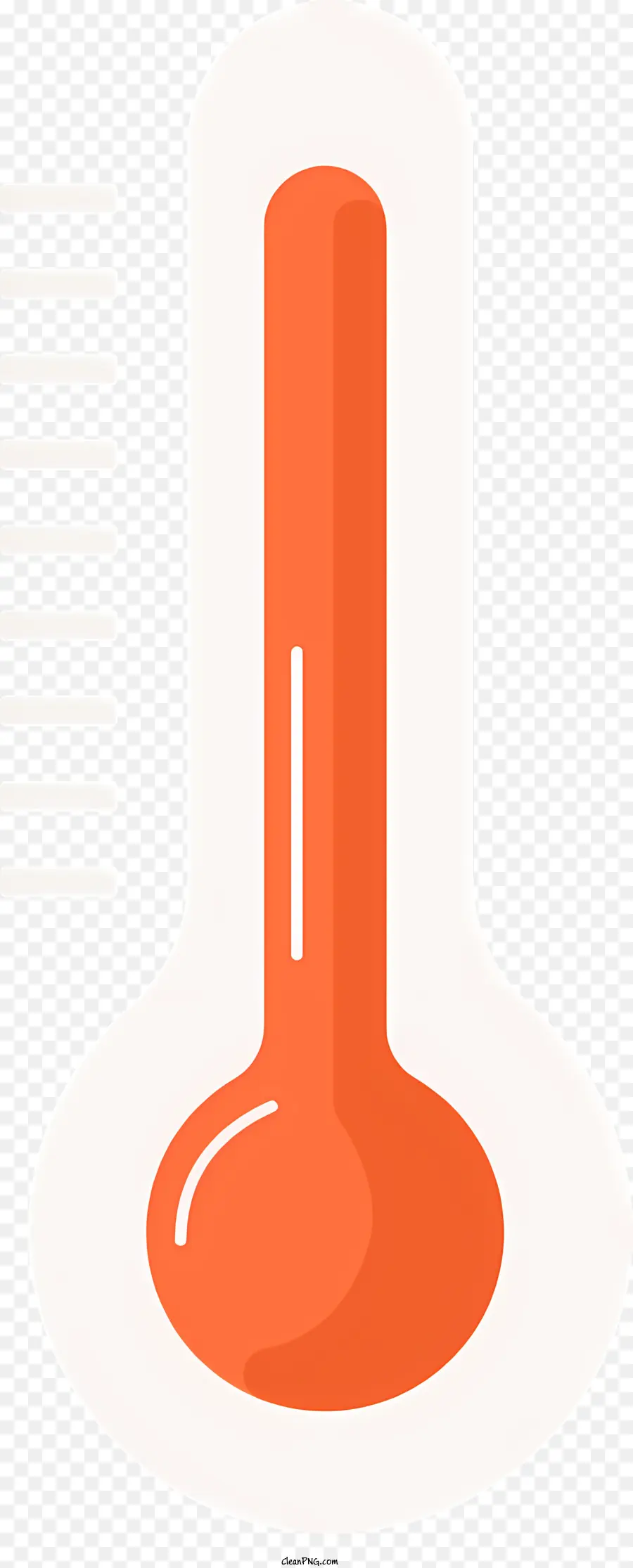 sfondo bianco - Termometri con liquido rosso riscaldato a 45 e 60 gradi
