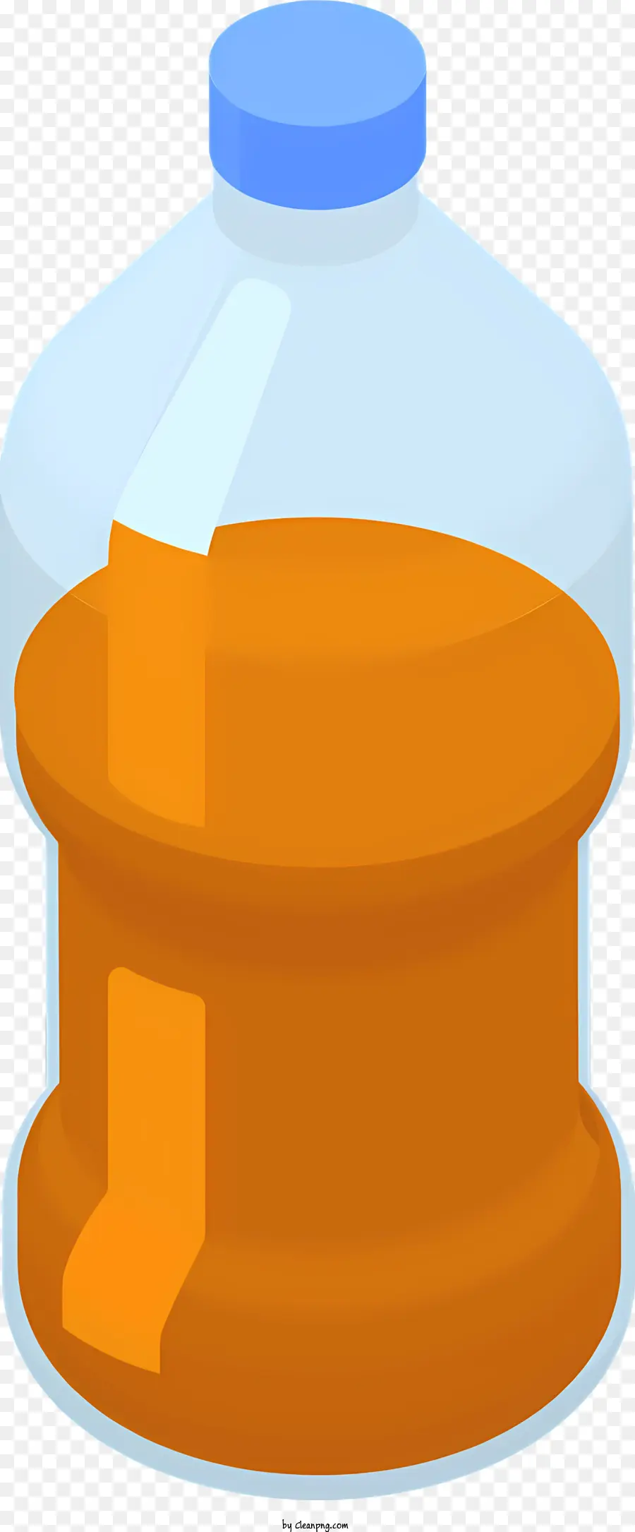 ICON -Kunststoffbehälter klares Kunststoff weißer Kunststoffflüssigkeitsbehälter - Plastikbehälter für Orangensaft mit Griff