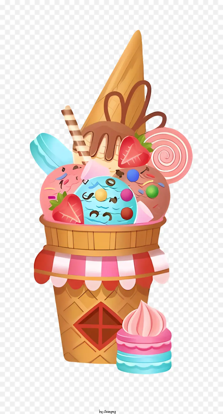 Rắc - Kem kem ngọt ngào với nhiều loại toppings khác nhau
