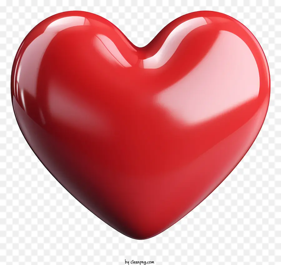 das symbol der Liebe - Rote Herzsymbol, das Liebe und Romantik darstellt