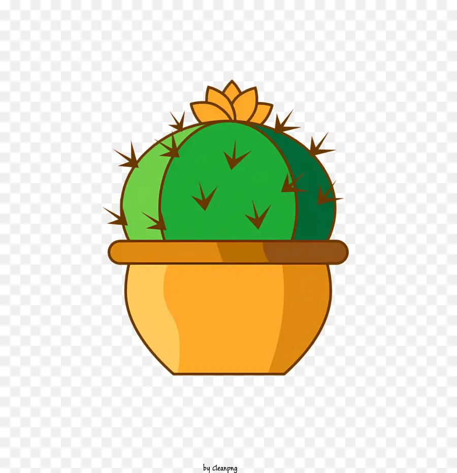 cactus - Cactus verde con fiori bianchi su nero