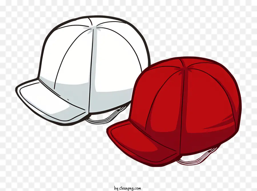 Biểu tượng mũ bóng chày màu trắng và mũ đỏ New York LOGO CAPO CAPO - Mũ bóng chày trắng và đỏ với logo