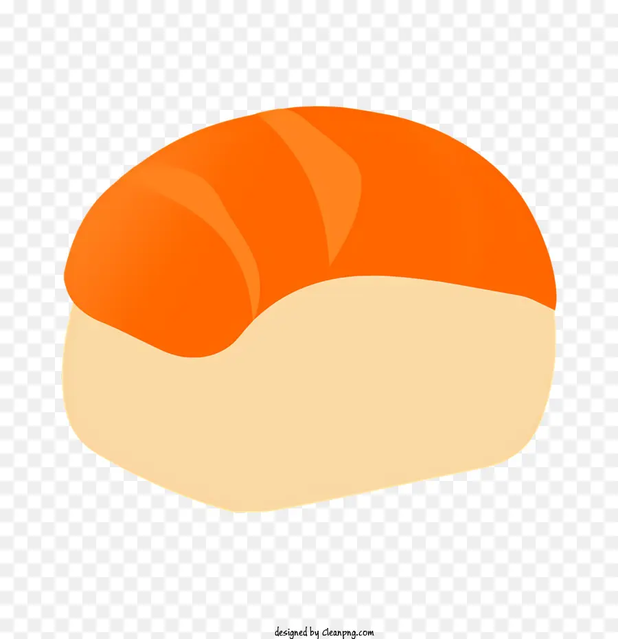 sushi - Bánh mì màu cam cuộn với 