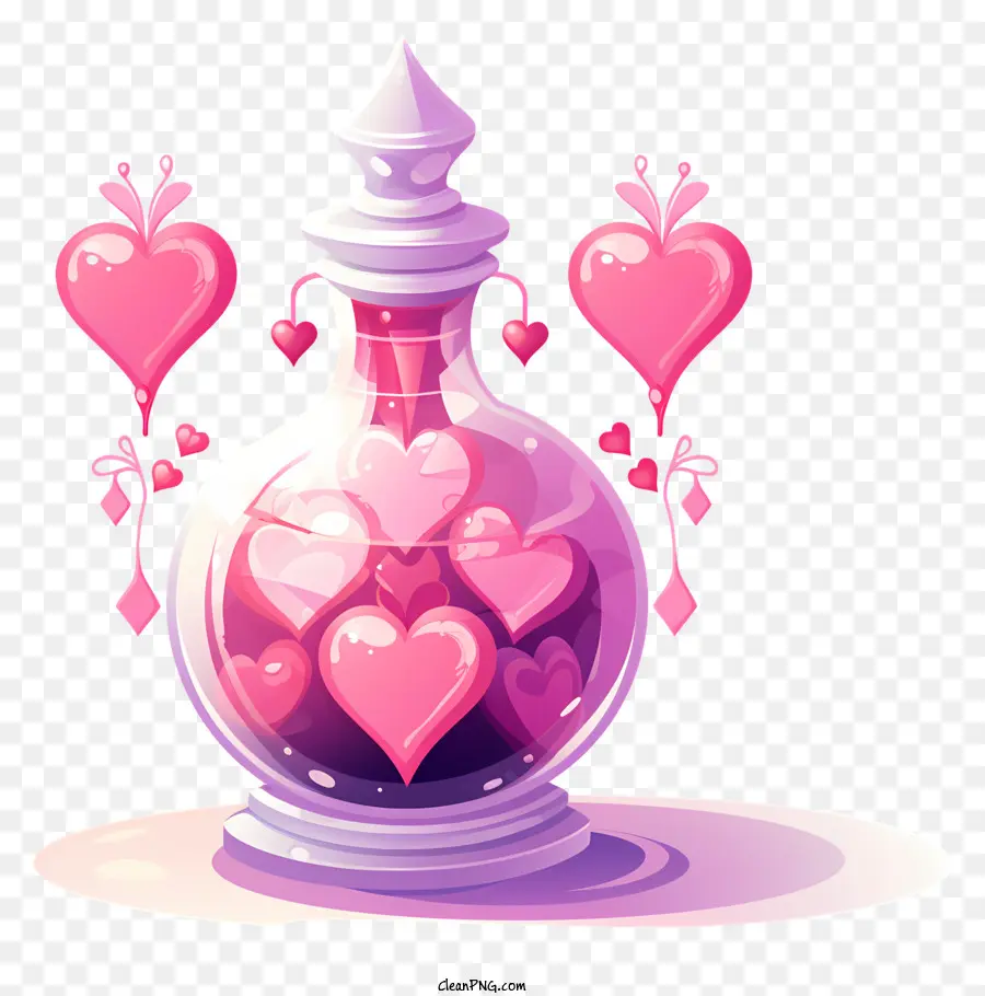 mason jar glass jar colorful hearts floating hearts whimsical design