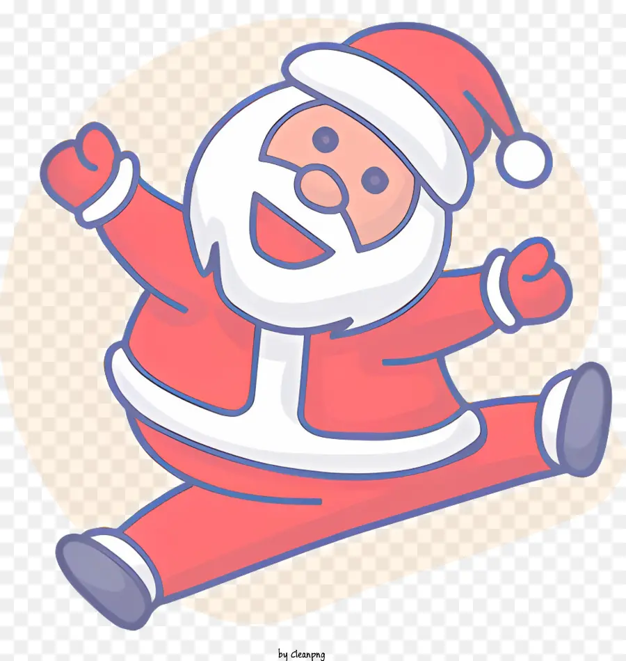 santa claus - Santa Claus trong bộ đồ màu đỏ với nụ cười rộng