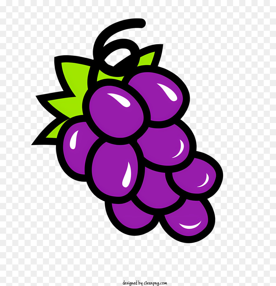 Premium Vector | Hand drawing of fresh juicy red grapes