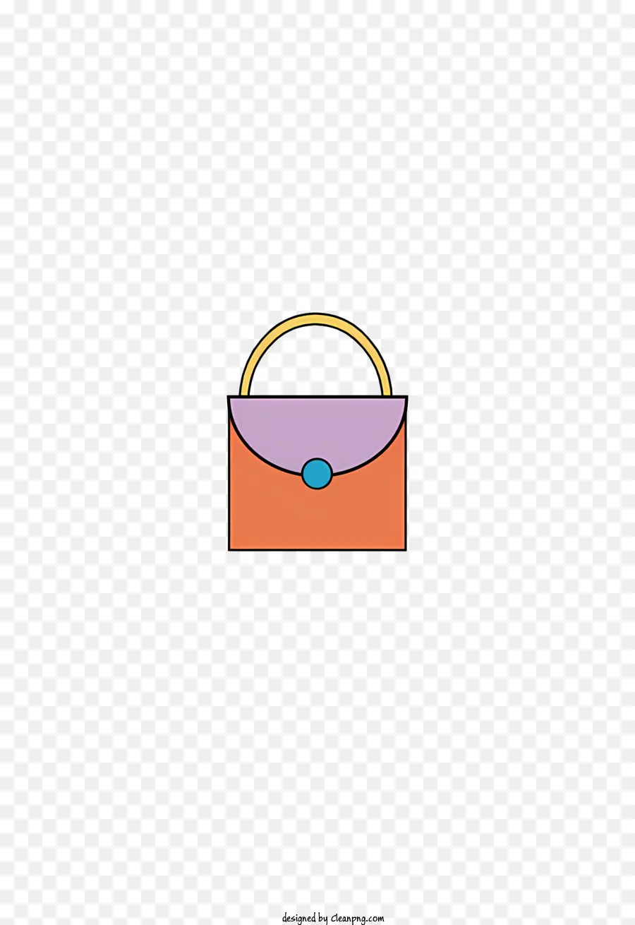 icona maniglia per borsetta piccola ciancia - Borsa in pelle semplice con cerniera e tasca
