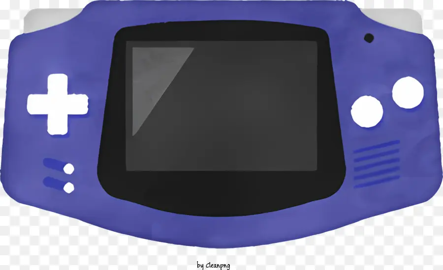 Icon Handheld Video Game Console Purple Video Game Trò chơi chơi game cổ điển chơi game retro - Bảng điều khiển trò chơi video cầm tay màu tím retro với cần điều khiển