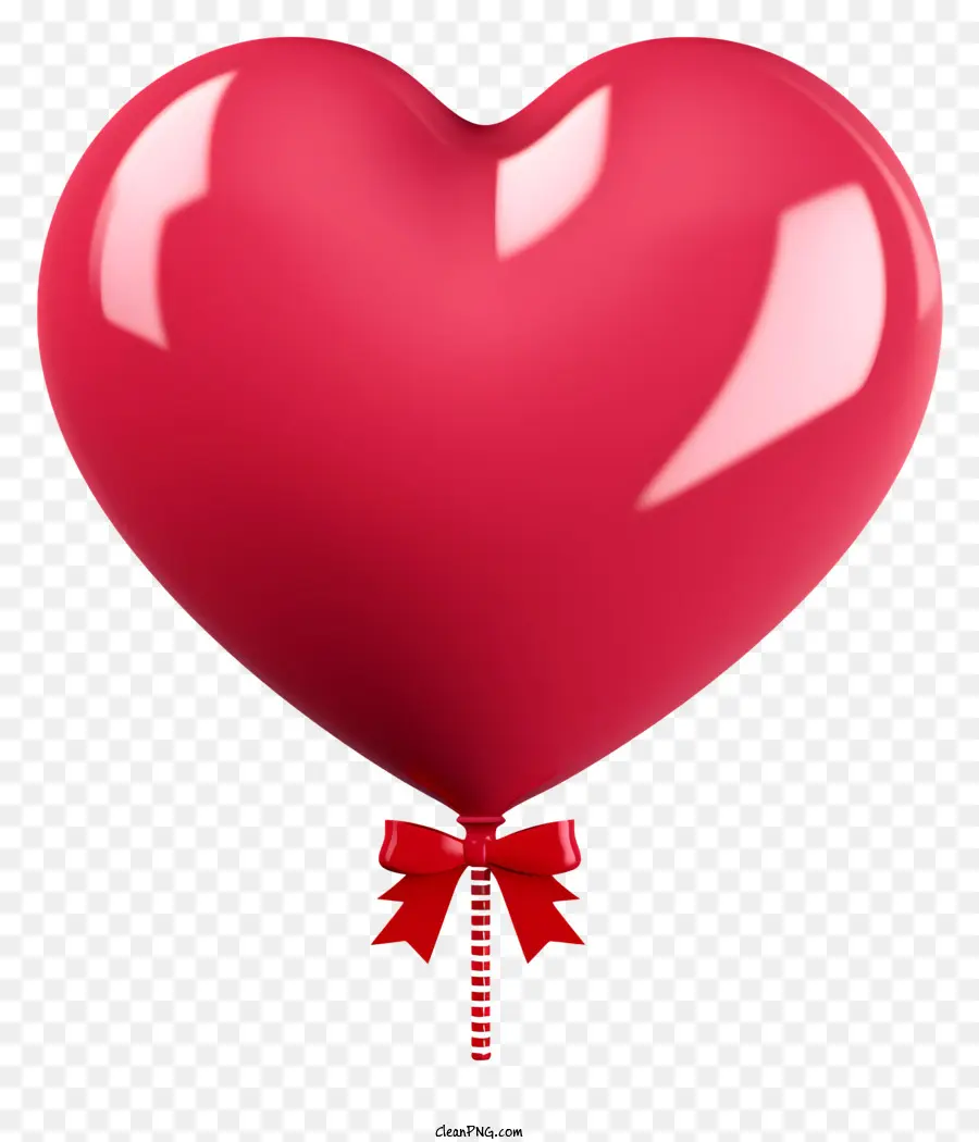 Valentino Repalntine Balloon rosso pallonno a forma di cuore con palloncino sorridente Masticato Balloon rosso con nastro bianco - Grande palloncino a forma di cuore masticata con faccia sorridente