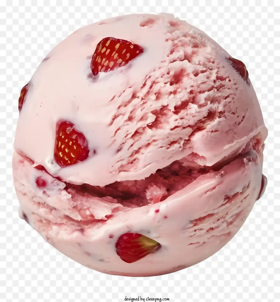 kem - Cận cảnh kem màu hồng với quả mâm xôi